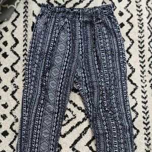 Navy boho pants